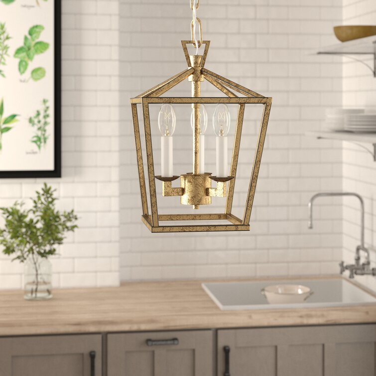 Lantern style mini pendant on sale light